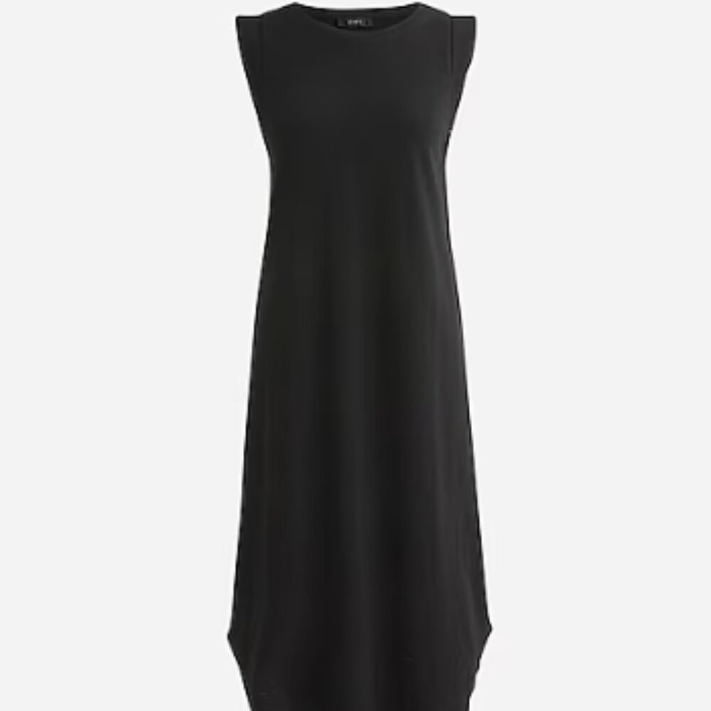 J. Crew Slub Cotton Midi Tank Dress